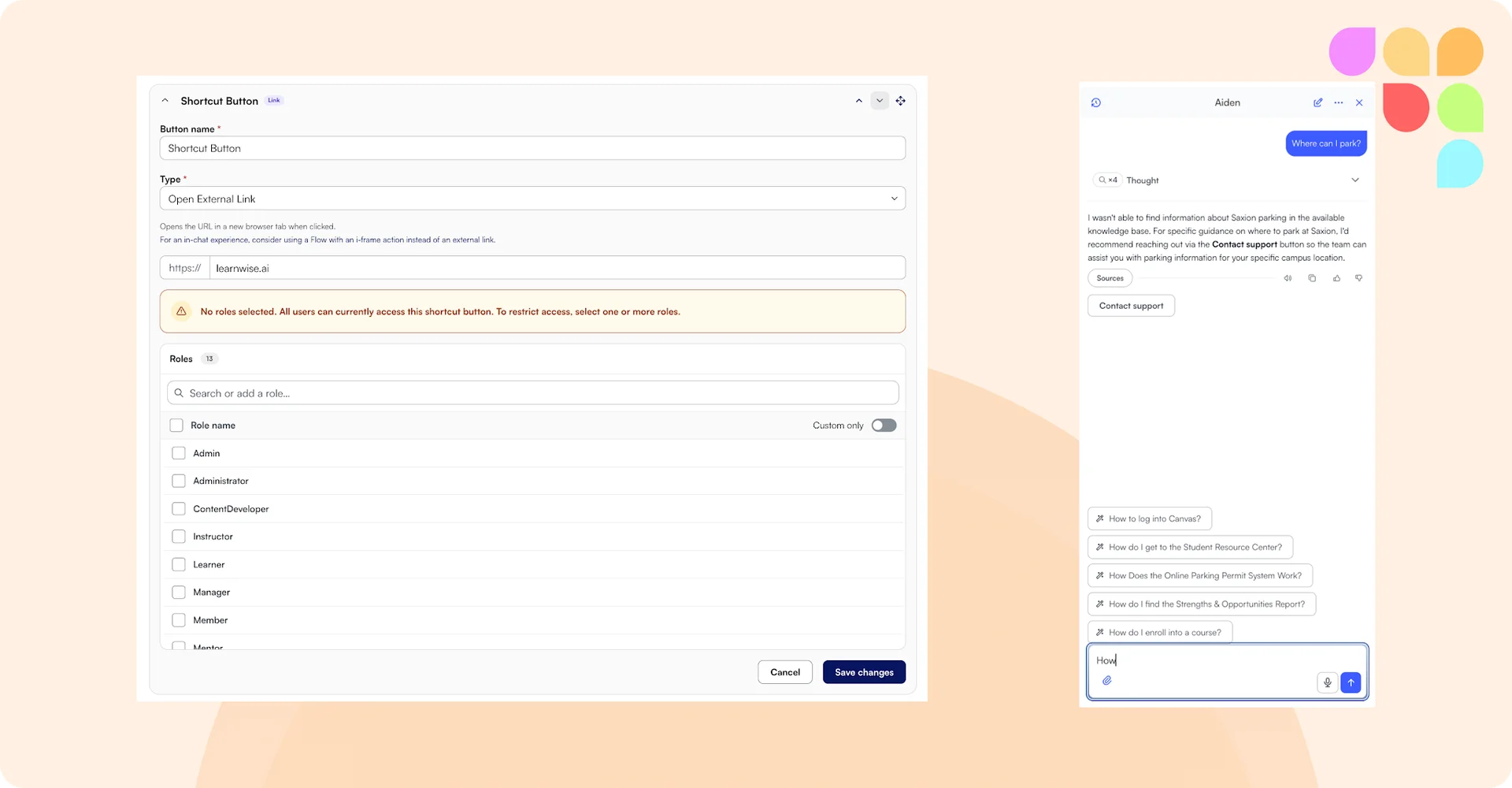 More Flexible Shortcut Buttons